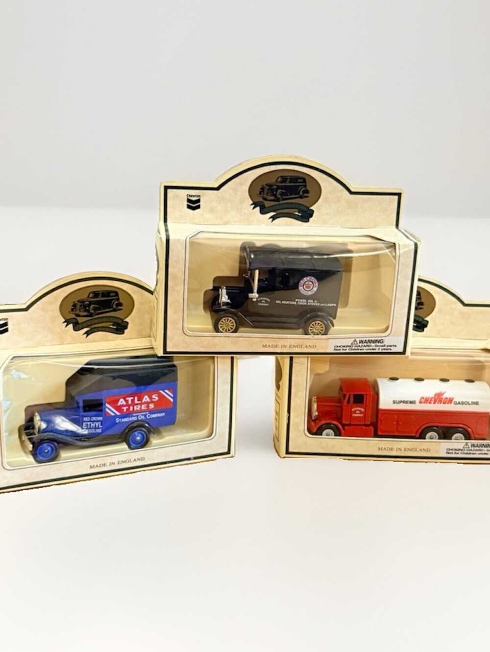 Vintage Lledo Chevron Die-cast Metal Replica Made in England Set of 3 #5